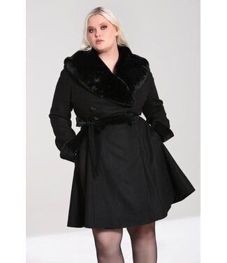 Hell Bunny Black Simone Coat