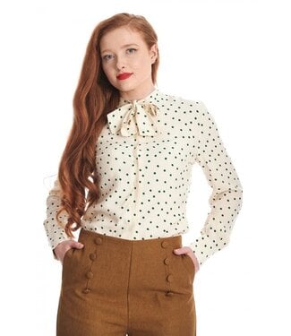 Banned White Spot Envy Blouse