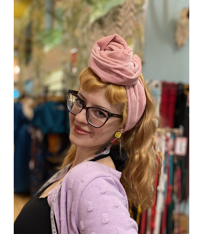 Velvet Petunia Extra-Large Turban