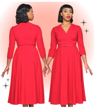 Collectif Red Swing Marcella Dress