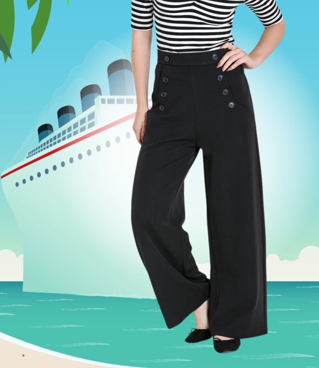 Navy Carlie Trousers