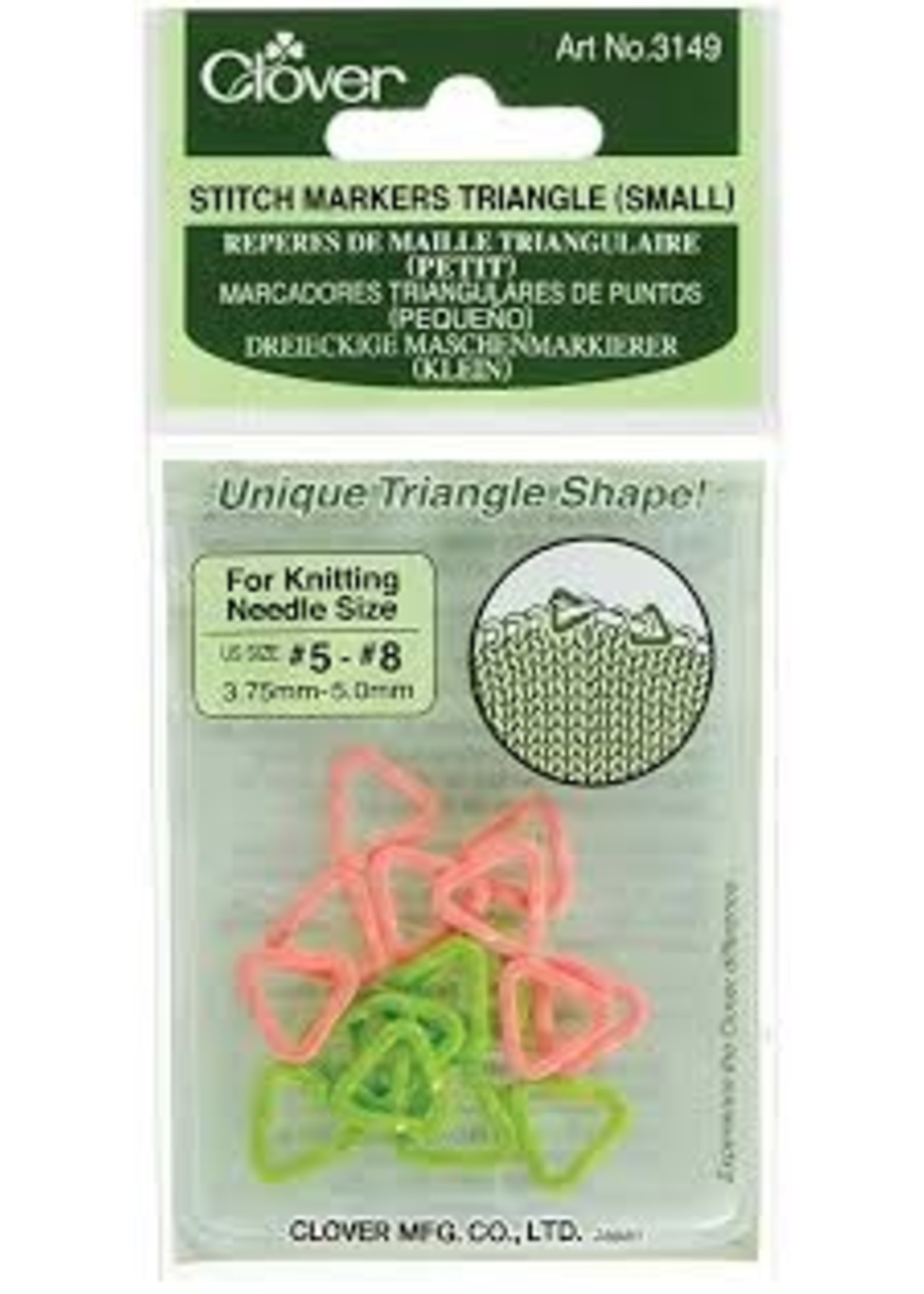 Clover Triangle Stitch Marker 3150