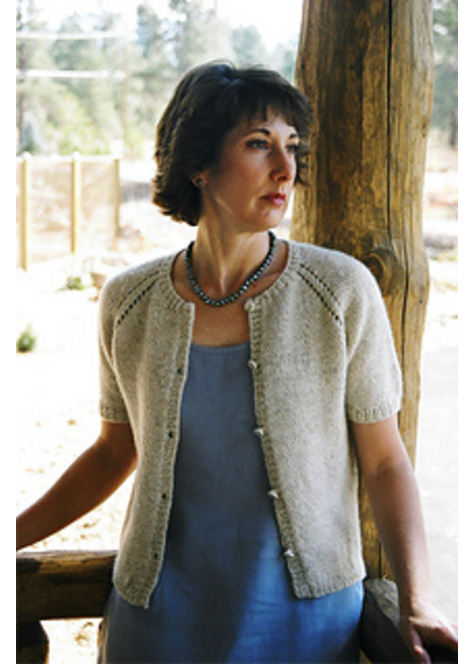 Knitting Pure & Simple Neck Down Summer Cardigan 221