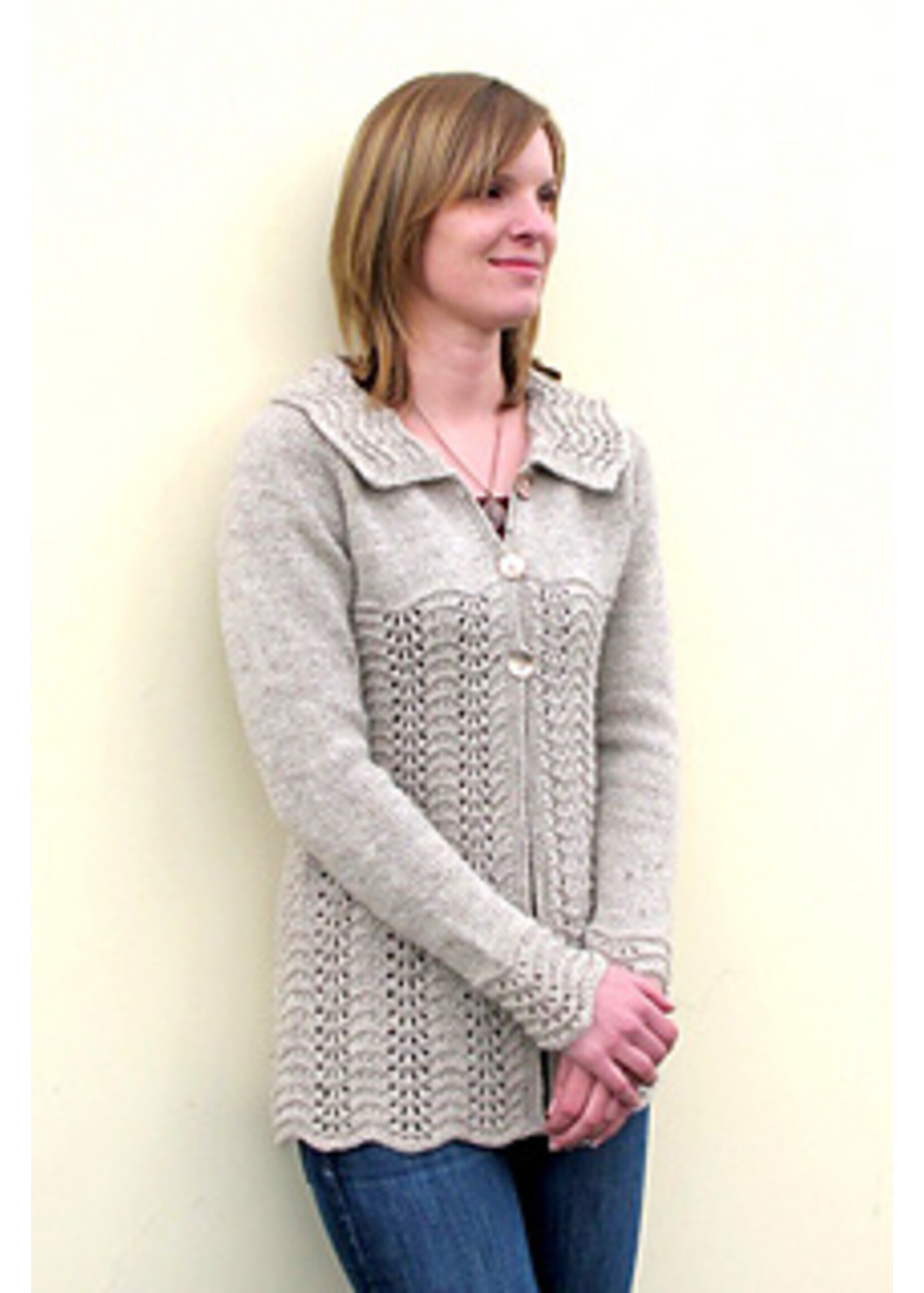 Knitting Pure & Simple Easy Lace Cardigan 1307