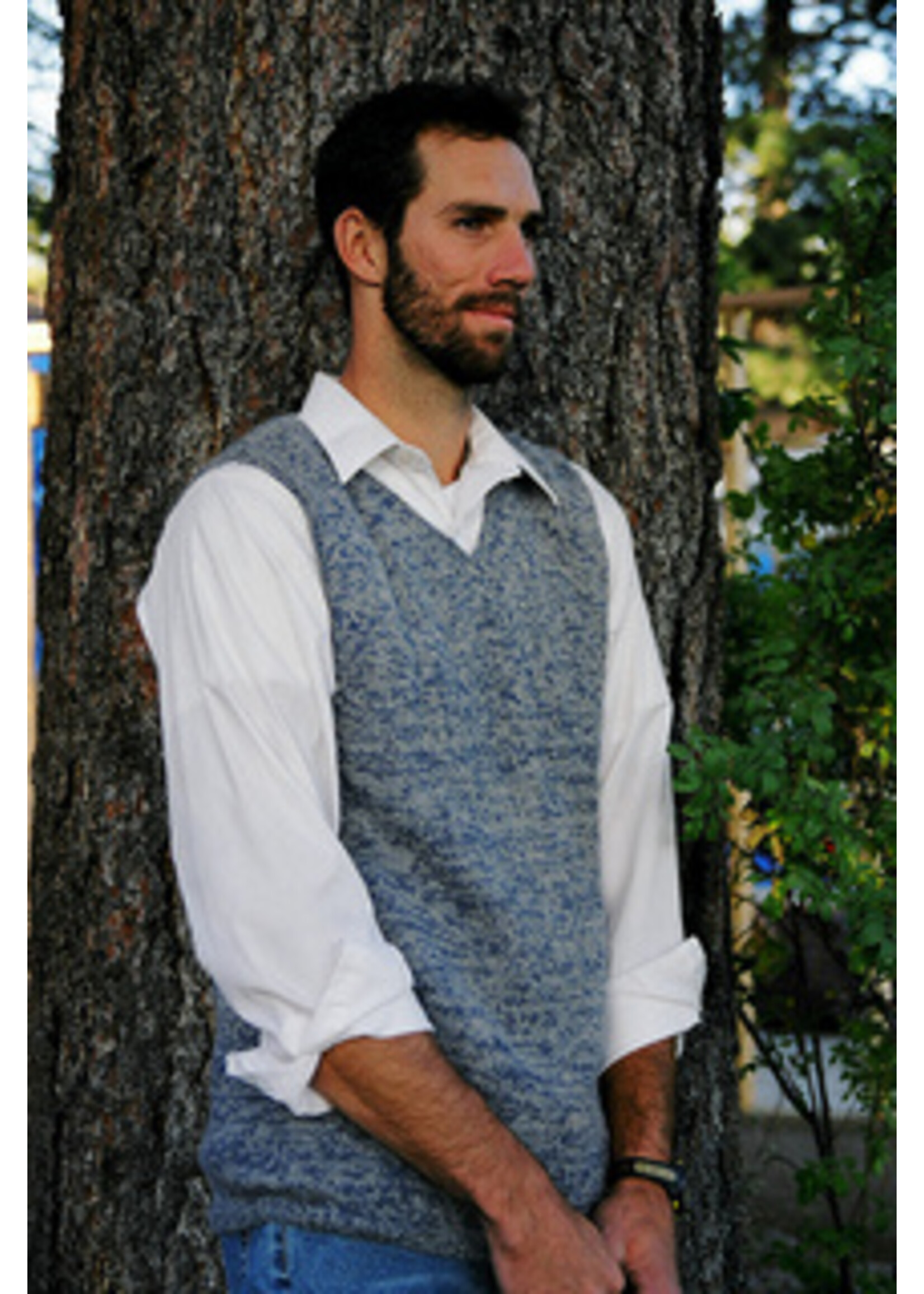 Knitting Pure & Simple Basic Vest for Men 215