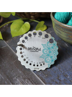 Knitters Pride KP Mindful Sterling plated Metal Needle Gauge
