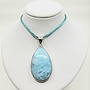 larimar pendant tear drop
