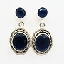 sapphire earrings with posts