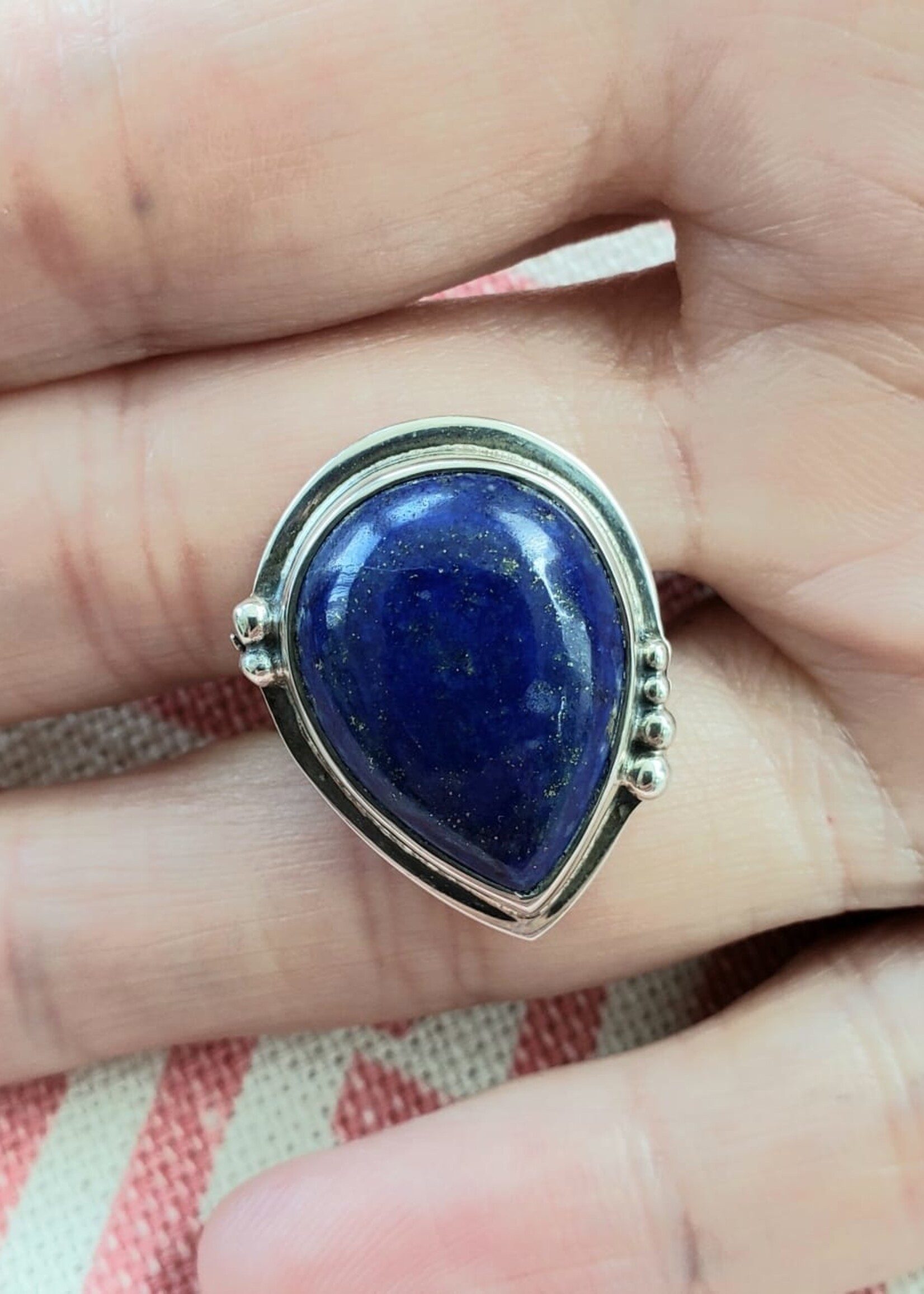 lapis ring size 7.5