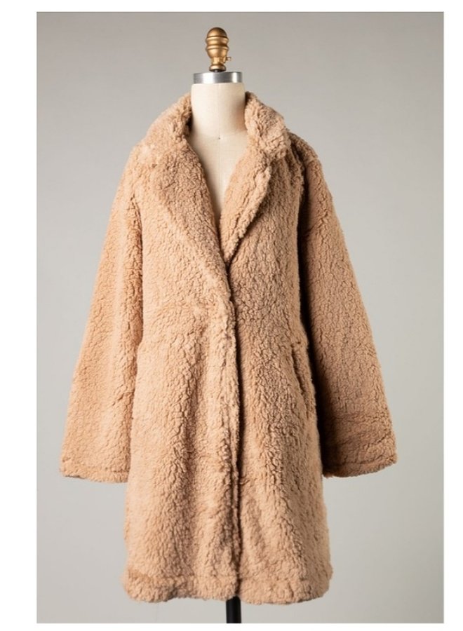 love tree teddy coat