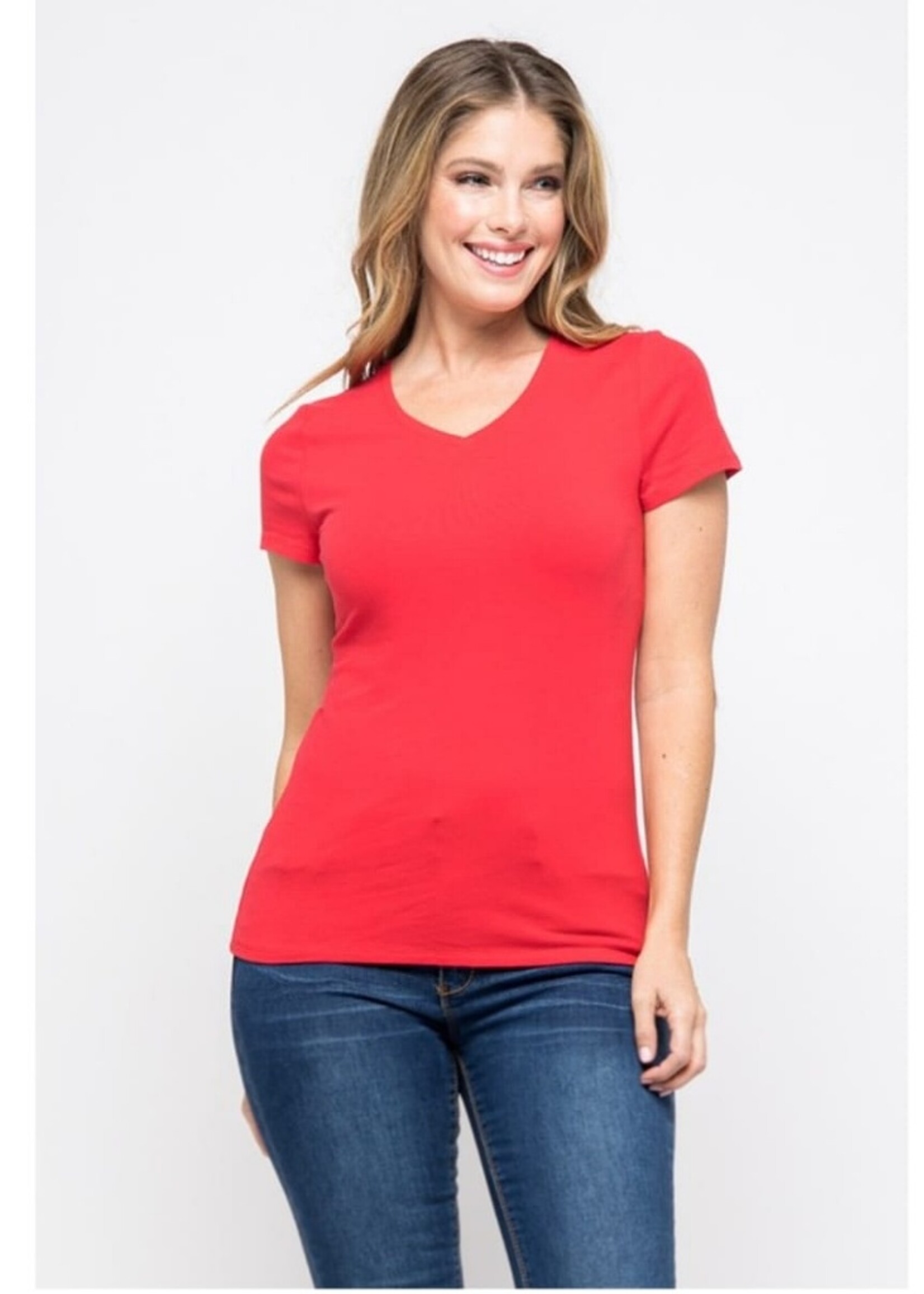 V-neck t-shirts