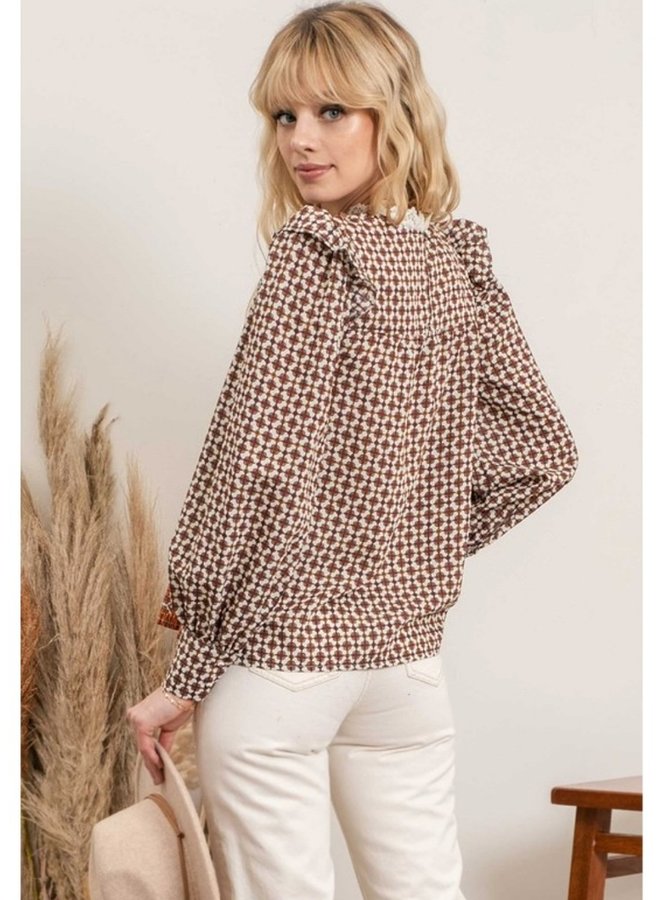 Geometric blouse