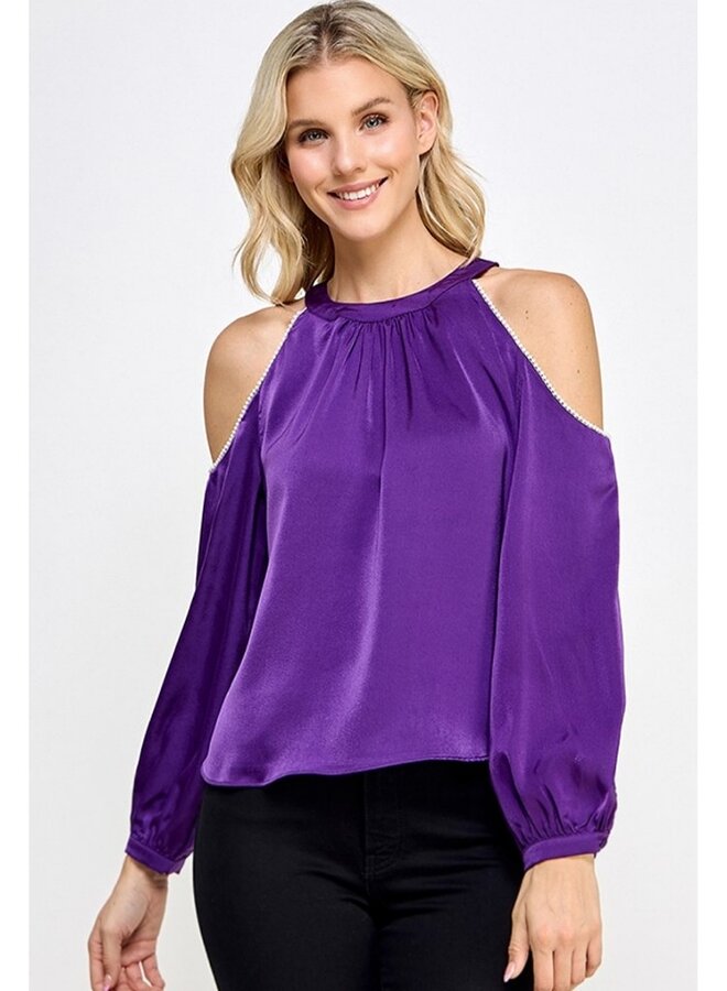 cold shoulder blouse