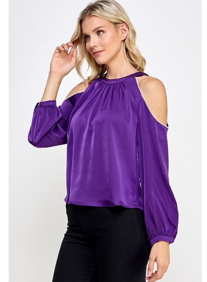 cold shoulder blouse