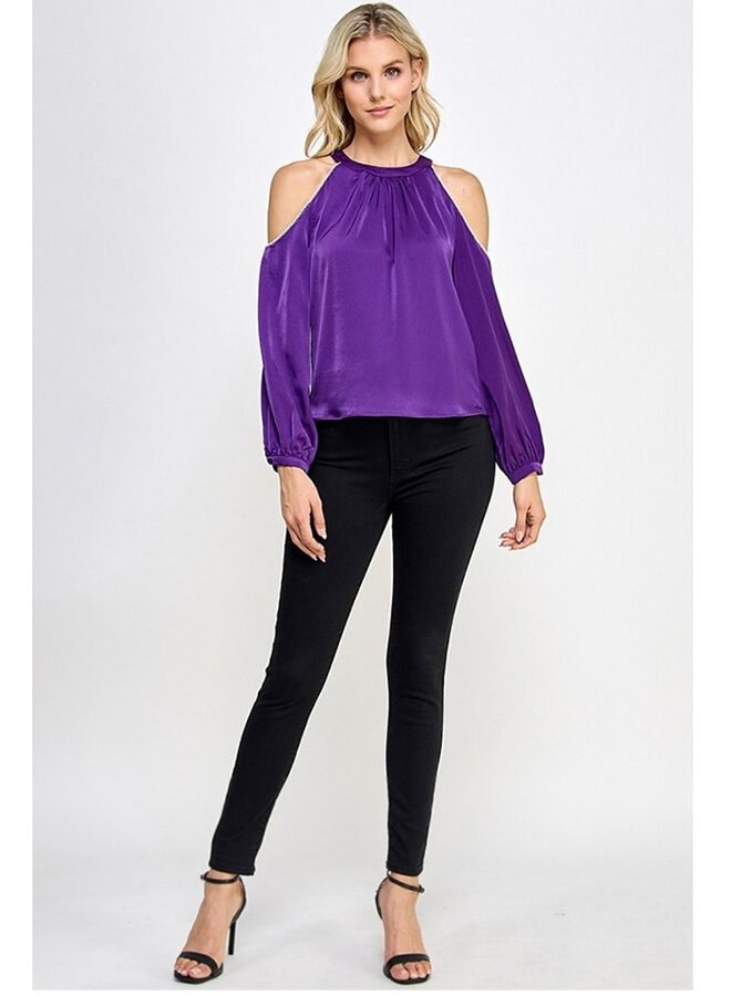 cold shoulder blouse