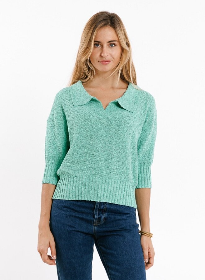 Spring Polo Sweater