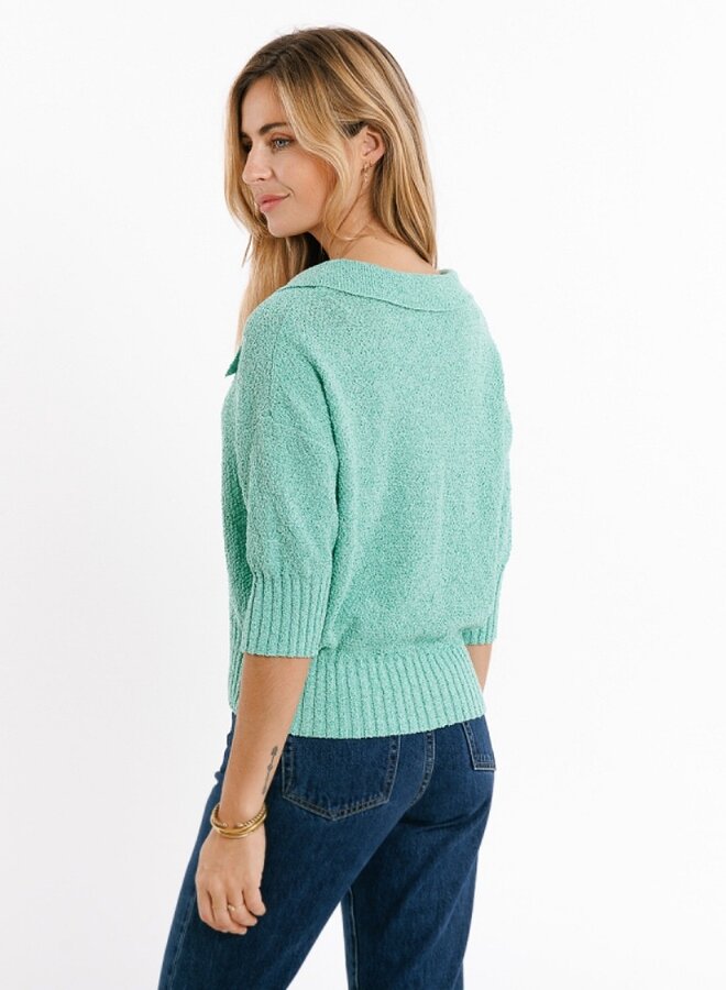 Spring Polo Sweater