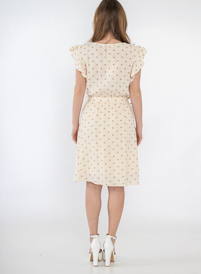 Cotton heart print dress