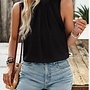 High Neck sleeveless blouse