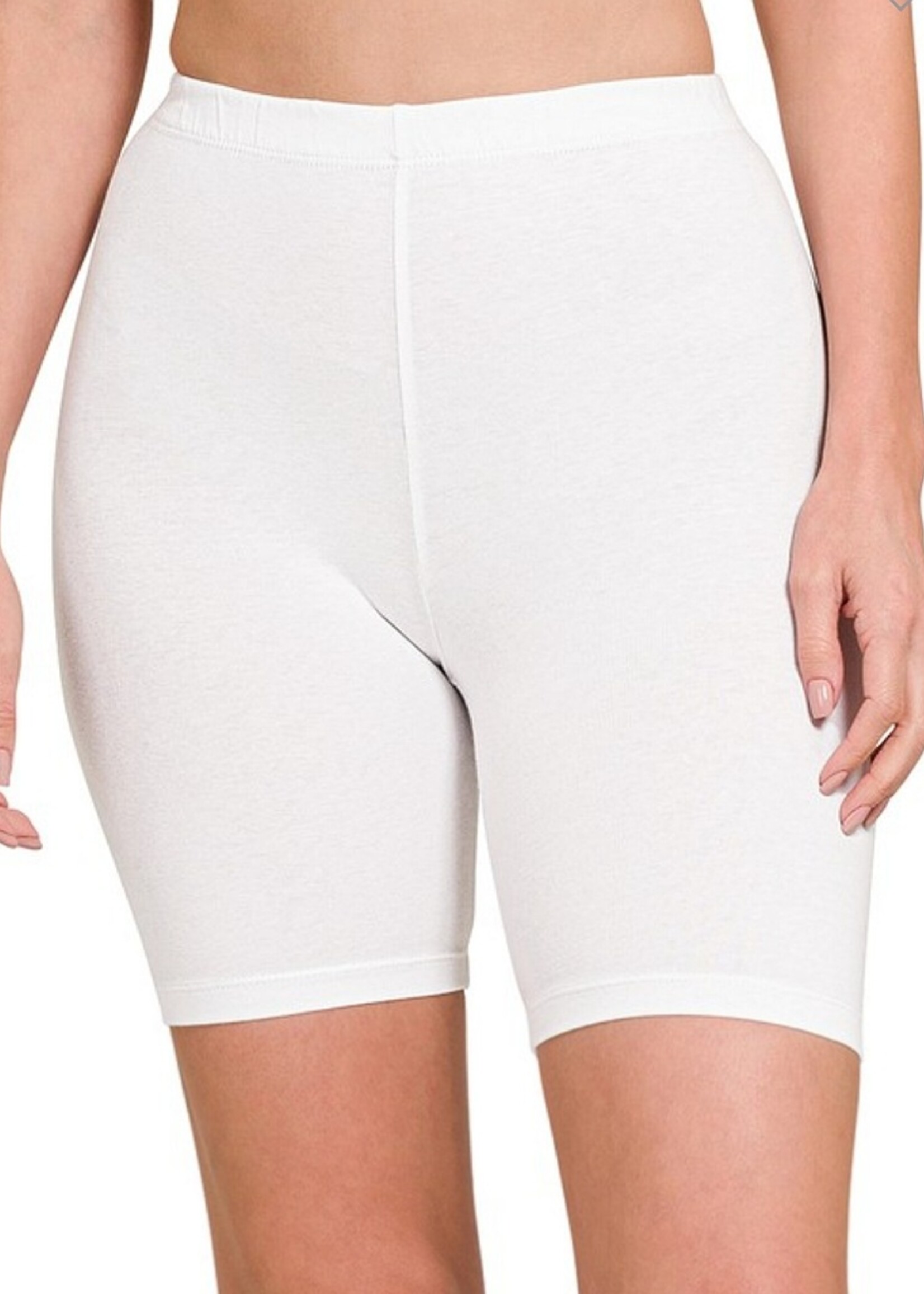 Premium cotton biker shorts