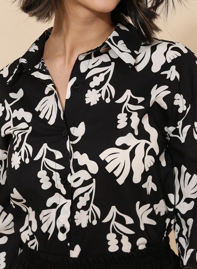 Pattern cotton shirt