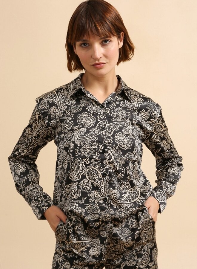 Paisley Print Blouse