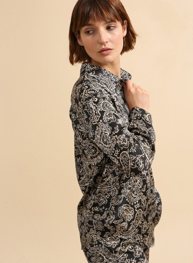 Paisley Print Blouse