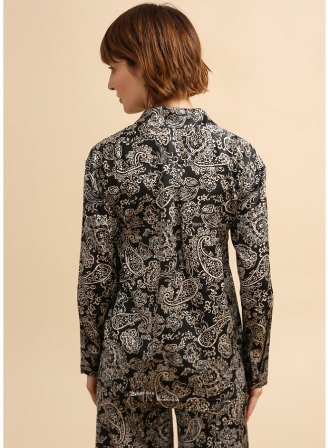 Paisley Print Blouse