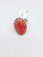 rhodocrosite ring adjustable