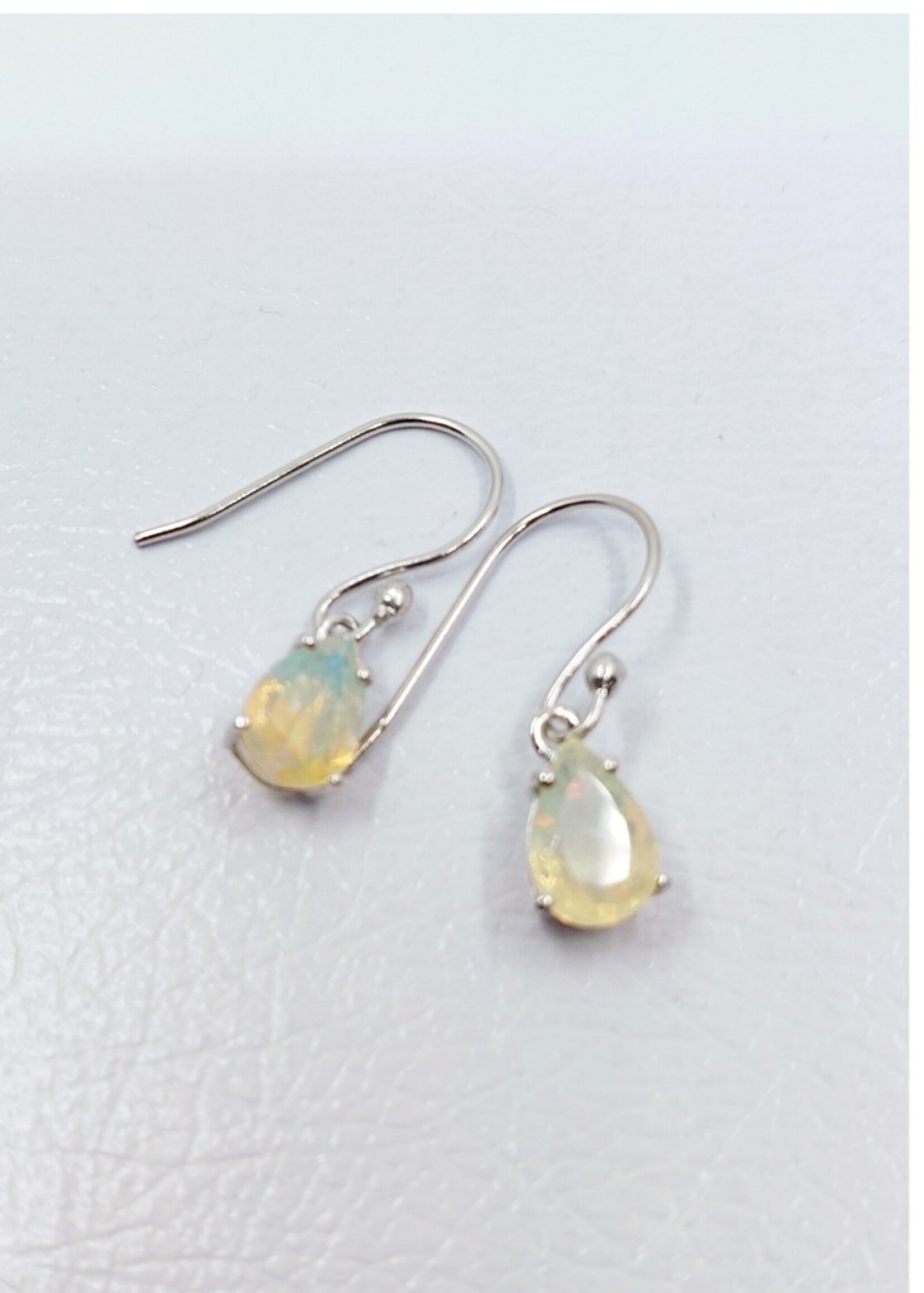Ethiopian opal earrings