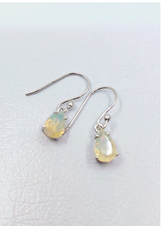 Ethiopian opal earrings