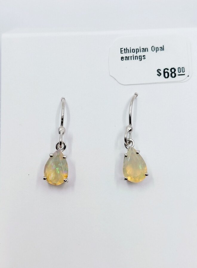 Ethiopian Opal earrings