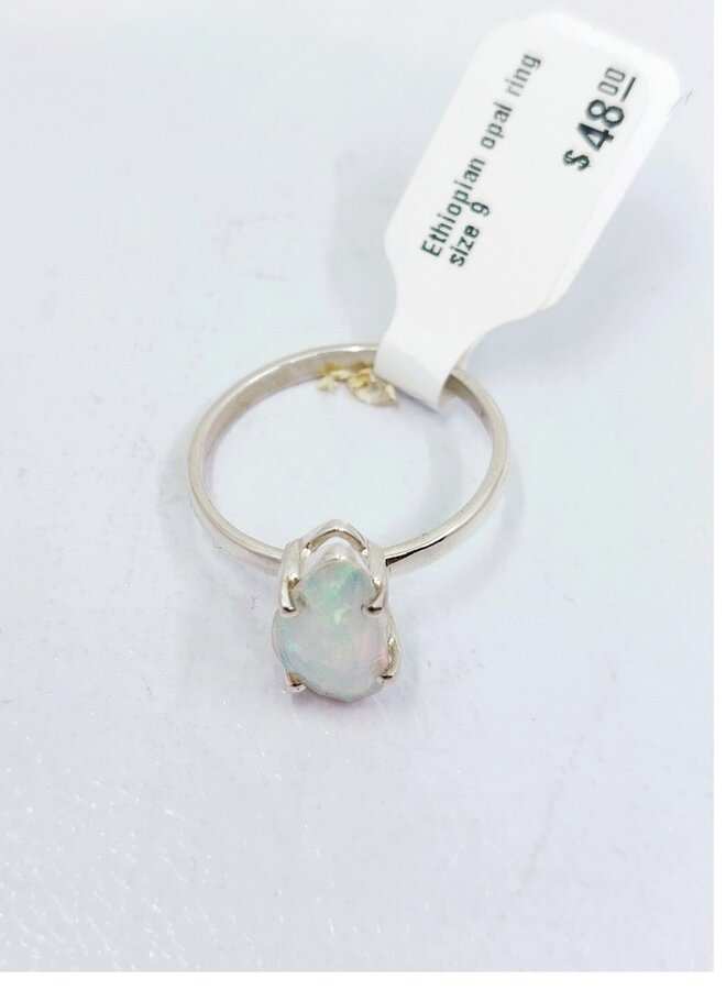 Ethiopian opal ring size 9