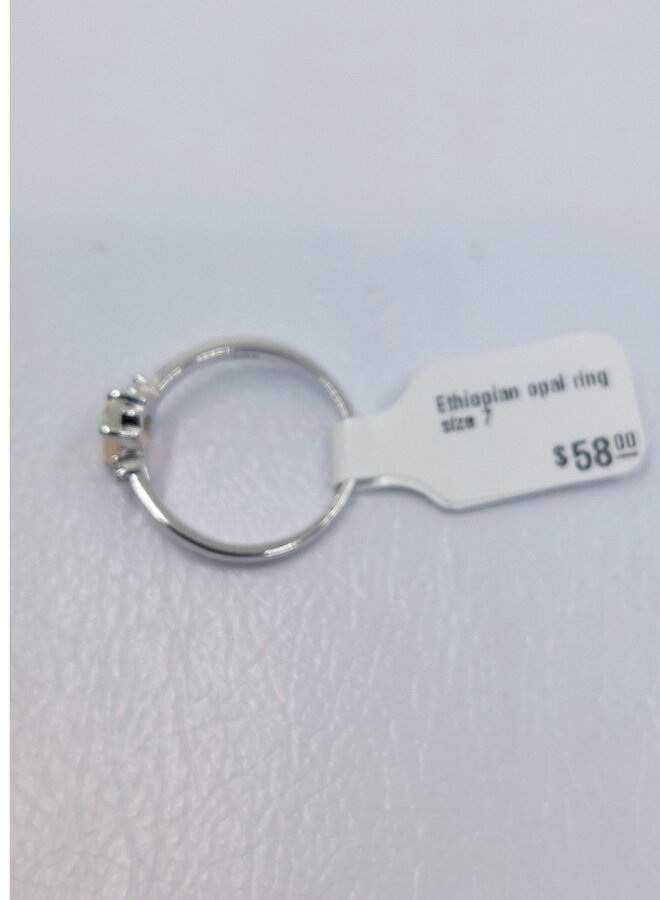 Ethiopian opal ring size 7
