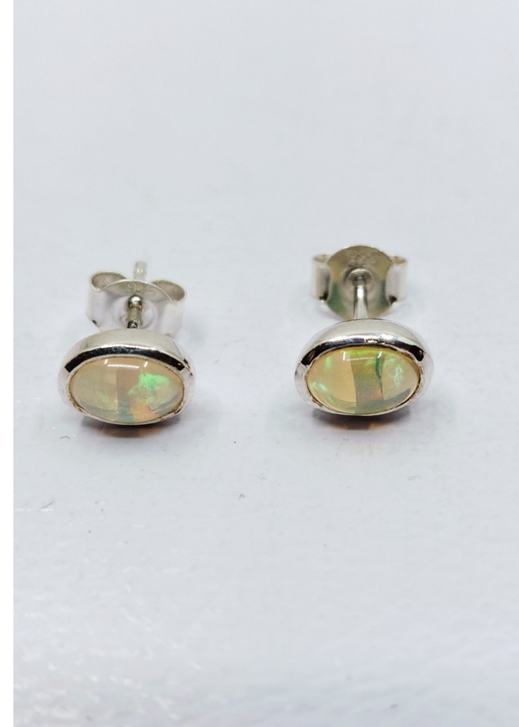 Ethiopian opal studs