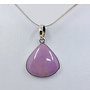 phosphosiderite pendant with silver chain