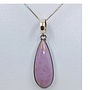 phosphosiderite pendant with silver chain