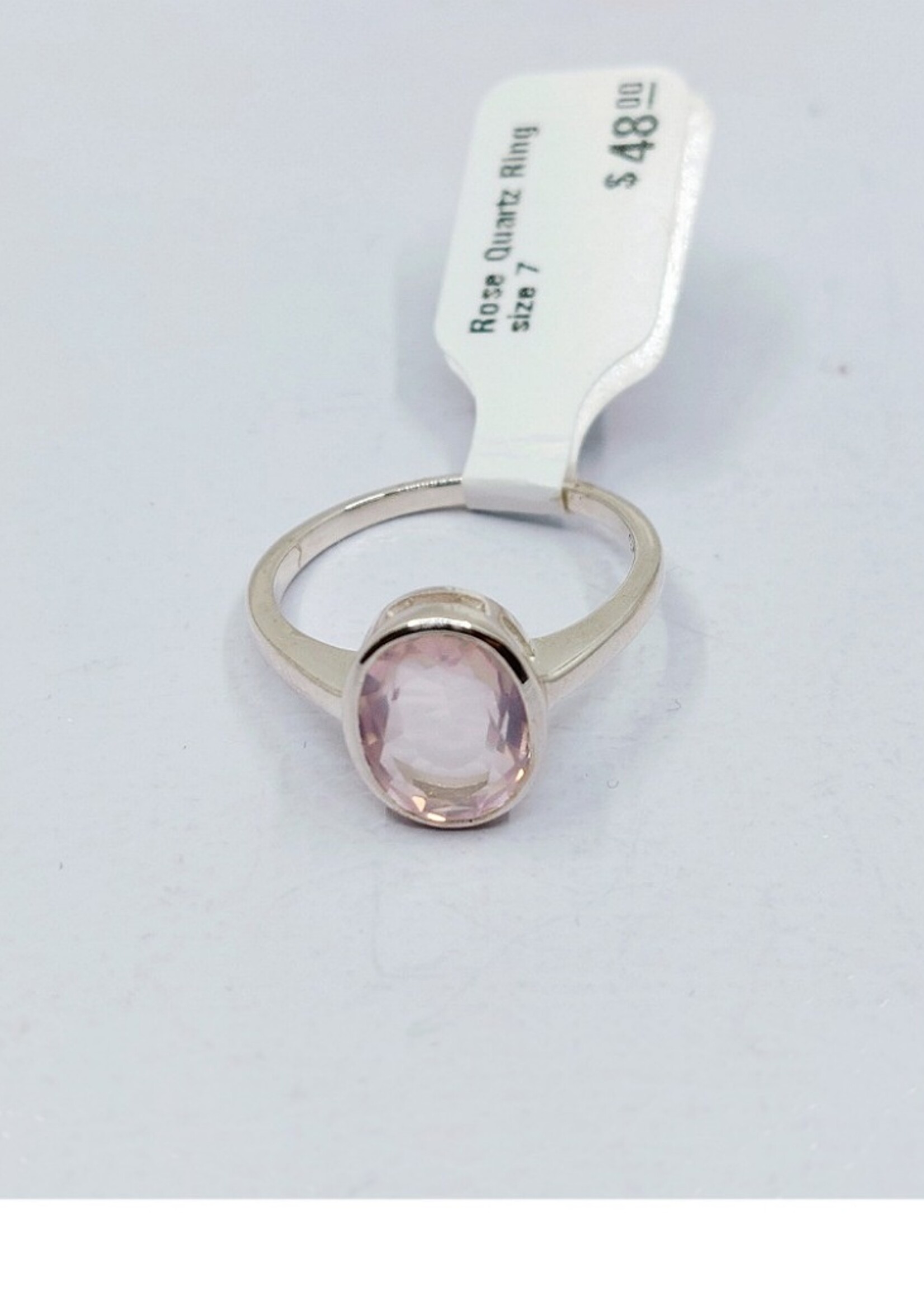 Rose Quartz Ring size 7