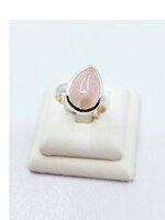 Rose quartz ring size 7