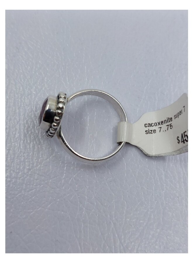 cacoxenite super 7 ring size  8
