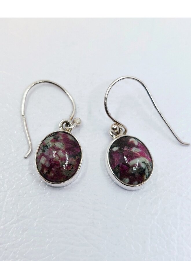 eudialyte earrings