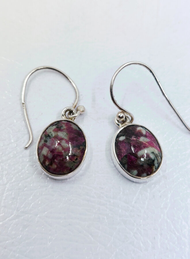 eudialyte earrings