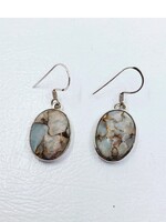 snakeskin jasper earrings