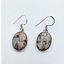 snakeskin jasper earrings