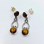 tiger's eye earrings