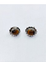 Tiger Eye studs
