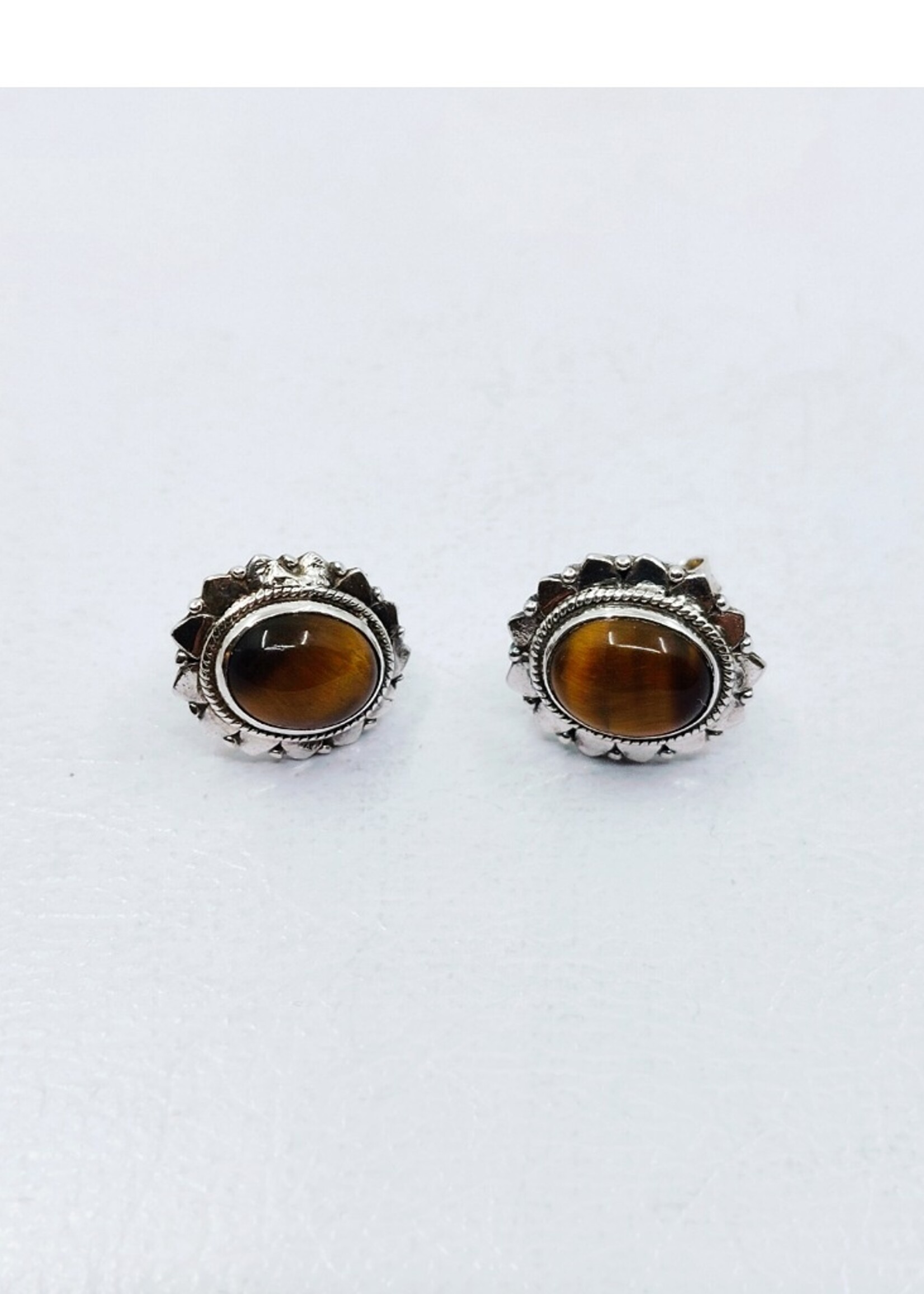 Tiger Eye studs