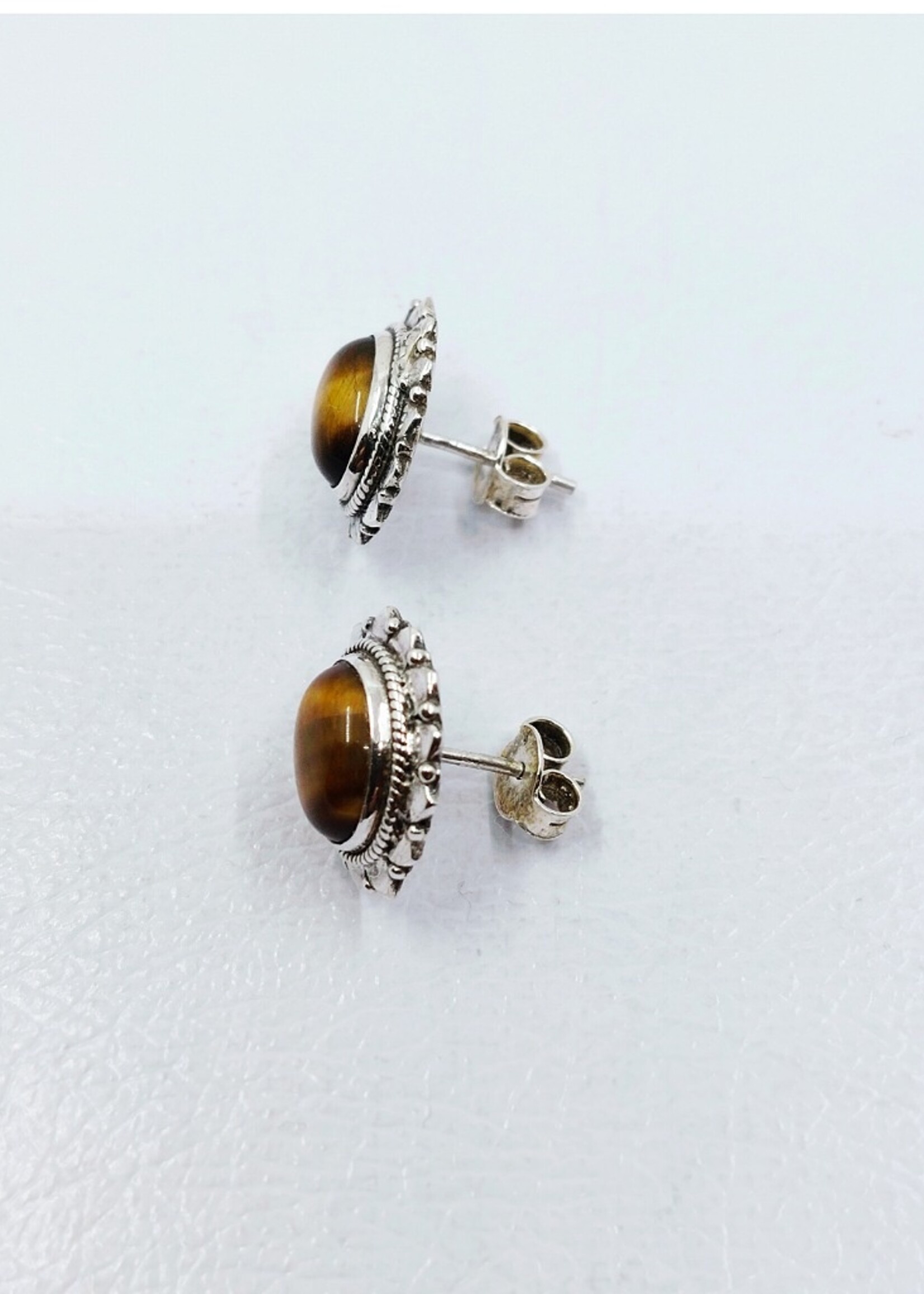 Tiger Eye studs