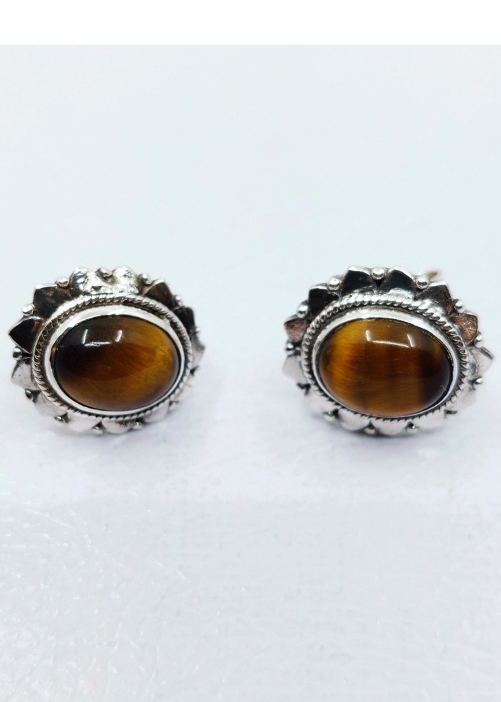Tiger Eye studs