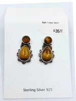 tiger's eye studs